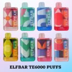 ELFBAR TE6000 PUFFS BEST DISPOSABLE VAPE IN UAE