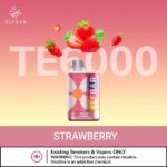 ELFBAR TE6000 PUFFS BEST DISPOSABLE VAPE IN UAE strawberry