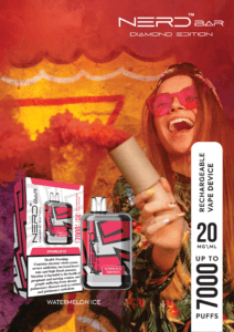 NERD BAR DIAMOND 7000 PUFFS DISPOSABLE IN UAE