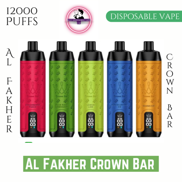 Al Fakher Crown Bar 12000 Puffs DLT in UAE