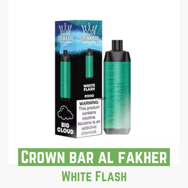 Crown bar al fakher White Flash