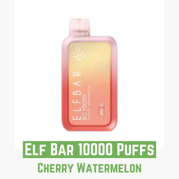 Elf Bar 10000 Puffs Disposable Vape Cherry Watermelon