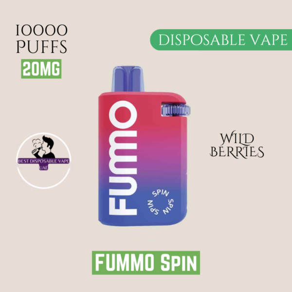 FUMMO Spin Disposable 10000 Puffs 20MG Rechargeable Vape