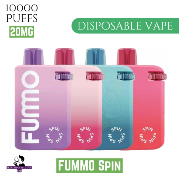 FUMMO Spin Disposable 10000 Puffs 20MG Rechargeable Vape