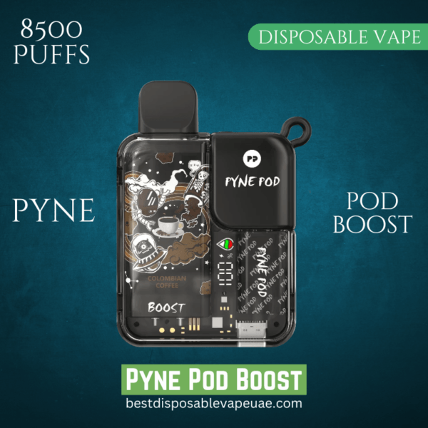 Pyne Pod Boost 8500 Puffs 5% Nicotine Rechargeable Vape in Dubai