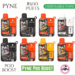 Pyne Pod Boost 8500 Puffs 5% Nicotine Rechargeable Vape in Dubai