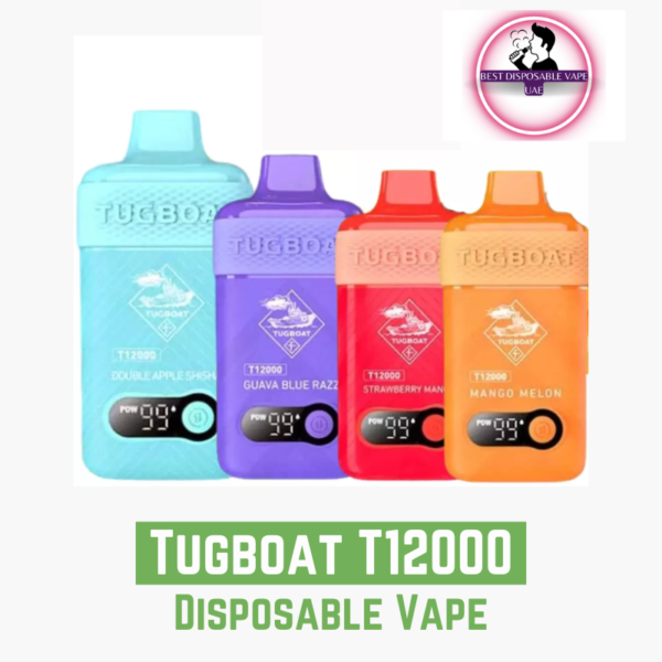 Tugboat T12000 Disposable 12000 Puffs 50mg Rechargeable vape