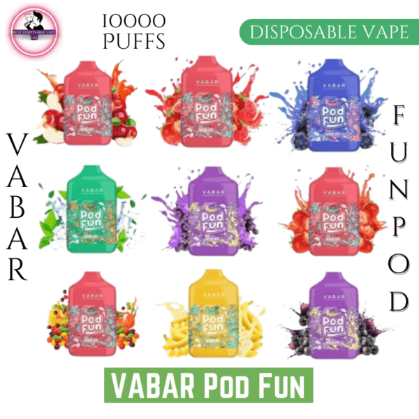 VABAR Pod Fun Disposable 10000 Puffs Rechargeable Vape