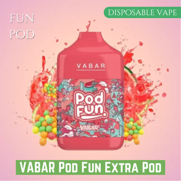 VABAR Pod Fun Extra Pod 2% & 5% 10000 puffs