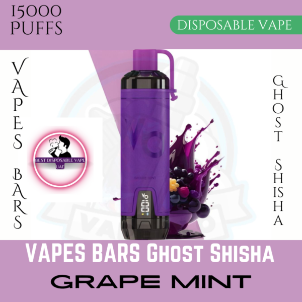 VAPES BARS Ghost Shisha 15000 Puffs 5MG Nicotine