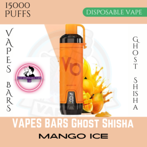 VAPES BARS Ghost Shisha 15000 Puffs 5MG Nicotine