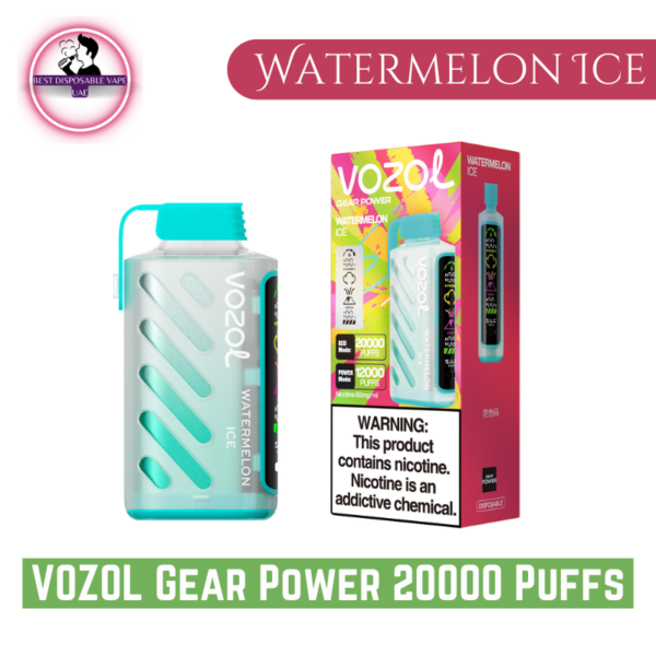 VOZOL Gear Power 20000 Puffs Watermelon Ice