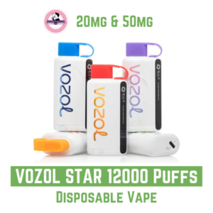 VOZOL STAR 12000 Puffs 20mg & 50mg Disposable Vape (2)