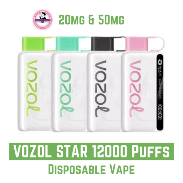 VOZOL STAR 12000 Puffs 20mg & 50mg Disposable Vape in Dubai