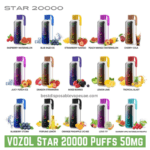 VOZOL Star 20000 Puffs 50mg Disposable Vape