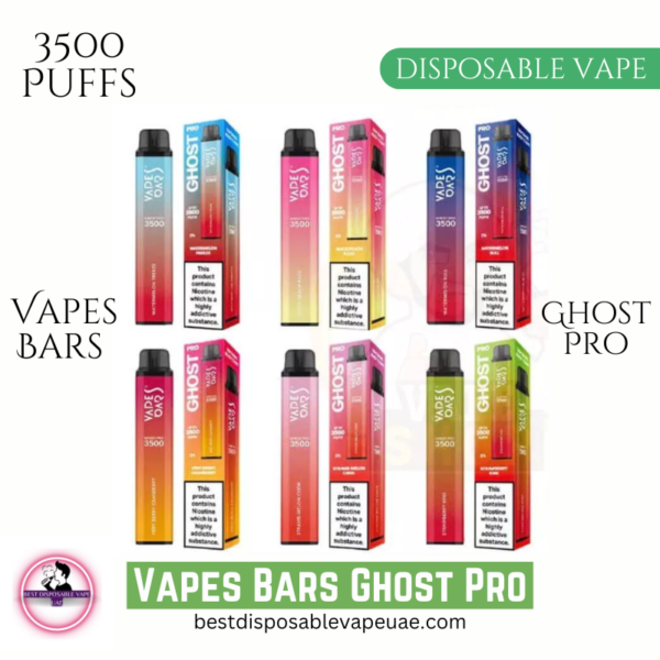 Vapes Bars Ghost Pro 3500 Puff Disposable in Dubai